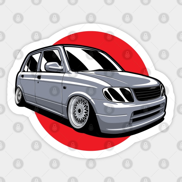 Silver Mira JDM Sticker by KaroCars